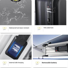 Electric suitcase smart driving luggage electric suitcase scooter with removable battery speed (1 Pc) - dailyneed.life