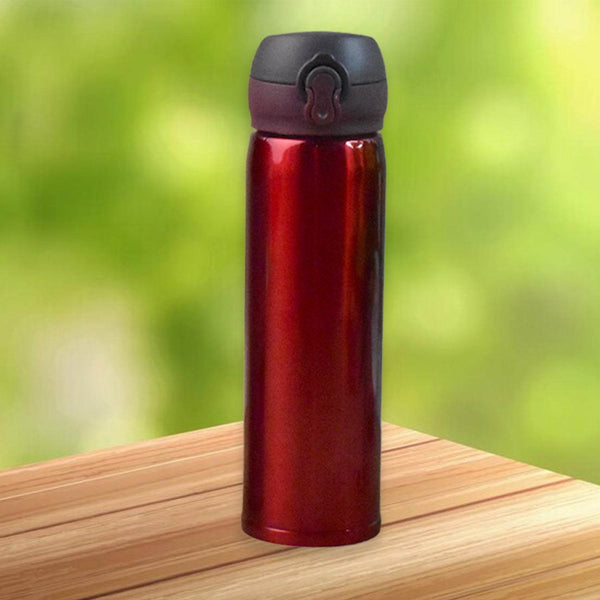 Double Walled Vacuum Insulated Water Bottle | (450 ml Approx / Mix Design / 1 Pc) - dailyneed.life