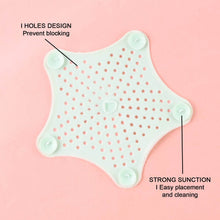 Mint Green Silicone Star Shaped Sink Filter Bathroom Hair Catcher Drain Strainers for Basin - dailyneed.life