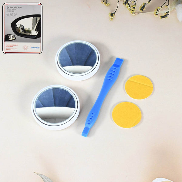 Car Blind Spot Side Mirror Round With Heavy Duty Plastic Spudger Pry Tool (2 Pcs Set) - dailyneed.life