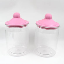 Transparent Kitchen Plastic Container/ Jar Set (2 Pcs Set / 1100 ML Approx) - dailyneed.life