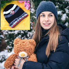 Cap for Winter Woolen Knitted Black Inside Fur Caps (1 Pc / Mix Design & Color) - dailyneed.life