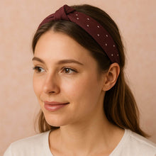 Women's Polka Dot Fabric Knot Hairband – Stylish & Comfortable (1 Pc) - dailyneed.life