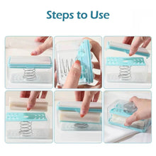 2-in-1 Portable Soap Dish & Dispenser – Multifunctional Soap Holder with Roller & Drain Holes for Bathroom, Kitchen, Home Use (1 Pc) - dailyneed.life
