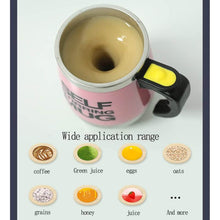 Self Stirring Mug With Lid used in all kinds of household and official places for serving drinks, coffee, any types of beverages etc. (1 Pc / 400 ML) - dailyneed.life