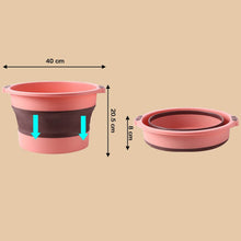 Multi-Purpose Portable Collapsible Folding Tub, with Hanging Hole & Save Storage Space, Also use for Foot Spa. - dailyneed.life
