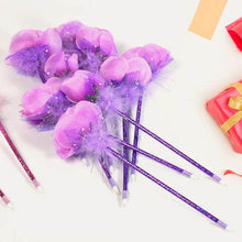 FASHION ROSE FLOWER & STAR DESIGN BALL PEN SMOOTH WRITING FOR WEDDING , EVENTS & MULTIUSE PEN ( SET OF 5PC) - dailyneed.life