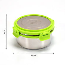 Ganesh Solo round 400 Stainless Steel Leak proof airtight Lunch Pack for Office & School Use - dailyneed.life