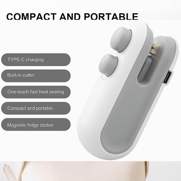 Mini Bag Sealer, 2 in 1 Seal & Cutter Heat Sealers - dailyneed.life