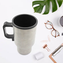 12V Car Charging Electric Kettle Mug (Silver) - dailyneed.life