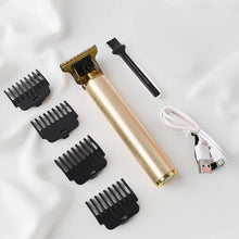 Men's Hair Trimmer & Beard Clipper with 4 Adjustable Blades & Cleaning Brush, Hair accessories - dailyneed.life