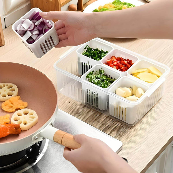 Fridge Storage Box – Freezer & Kitchen Organizer for Vegetables & Food (1 Pc) - dailyneed.life
