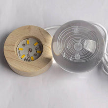 3D Astronomy Night Lamp Crystal Ball lamps With Base (1 Pc) - dailyneed.life