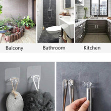 Transparent Self-Adhesive Wall Hook – Drill-Free, Waterproof & Oil-Proof for Toothbrush, Socket (1 Pc) - dailyneed.life