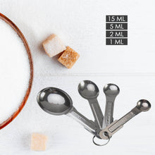 Stainless Steel Measuring Spoons Set - 4pcs, Anti-Rust for Kitchen & Baking - dailyneed.life