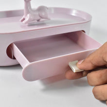 Plastic Jeweller Organizer Earring Holder and Necklace Rack With Drawer (1 Pc) - dailyneed.life