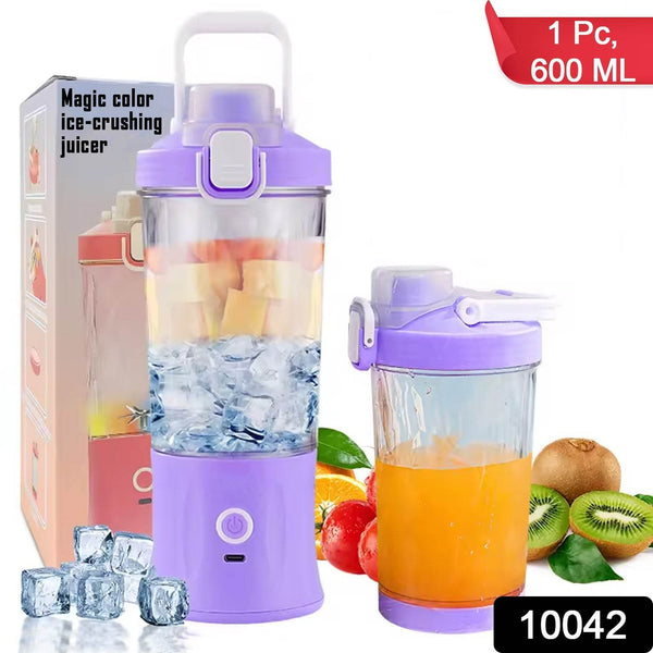 Eletric Crusher Juicer With Multicolor Light, 8 Blades (600 ML / Multicolor) - dailyneed.life