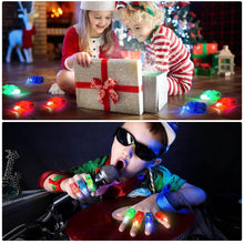 Light up Finger Tips, Clear Mini Rings, LED Glow Ring with Elastic Band (1 Pc) - dailyneed.life