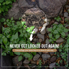 Realistic Fake Rock Key Hider – Weatherproof Outdoor Key Storage for Emergencies (1 Pc) - dailyneed.life