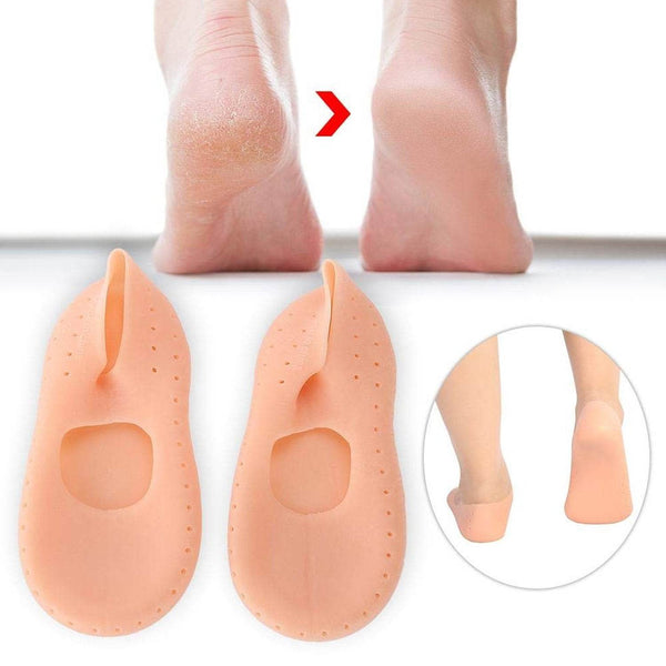 Anti Crack silicone Gel Foot Protector Moisturising Socks - dailyneed.life