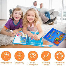 Magic Water Quick Dry Book Water Coloring Book Doodle with Magic Pen Painting Board - dailyneed.life