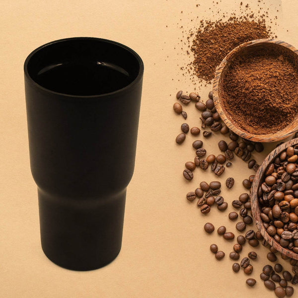 STAINLESS STEEL VACUUM INSULATED GLASS COFFEE CUPS DOUBLE WALLED TRAVEL MUG, CAR COFFEE MUG (590ml) - dailyneed.life