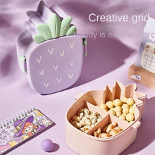 Kids Lunch Box Cute Pineapple Shaped Bento Box with Fork Spoon Snack Container Microwave Portable Office Lunch Box (1 Pc / With Spoon & Fork) - dailyneed.life