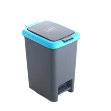 Apex Plastic Push N Pedal Dust Bin | Hands-Free Operation, Compact Design 6.5 Liters (1 Pc / Mix Color) - dailyneed.life