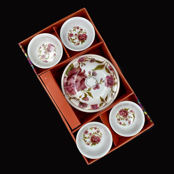5 Pc Pudding Set used as a cutlery set for serving food purposes and sweet dishes and all in all kinds of household and official places etc. - dailyneed.life
