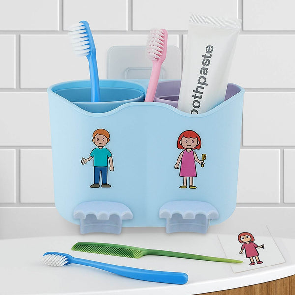Wall-Mounted Toothbrush Holder - dailyneed.life