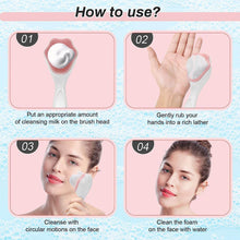 Silicone Face Scrubber Exfoliating Brush, Manual Handheld Facial Cleansing Brush (1 Pc) - dailyneed.life