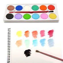 Painting Water Color Kit - 12 Shades and Paint Brush (13 Pcs) - dailyneed.life