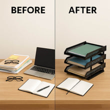 4-Layer Multifunctional File Rack with Drawers for Office Desk - dailyneed.life