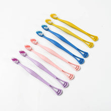 2-in-1 Tooth Brush with Tongue Scraper, Soft Bristle & Long Handle (8Pcs) Soft Toothbrush - dailyneed.life