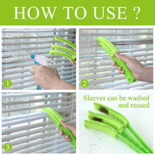 Window Blind Cleaner Brush with Microfiber Sleeves – Dusting Tool for Shutters & AC (1 Pc) - dailyneed.life