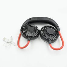 Hand Free Personal Fan - Portable USB Battery Rechargeable With Battery Comaprtment Mini Fan - Headphone Design Wearable Neckband Fan Necklance Fan Cooler Fan for Home, Sport, Camping, Beach, Travel, Office (Battery Not Included) - dailyneed.life