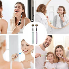 3 Sided Toothbrush, Soft Bristle Toothbrush (2 Pc Set) - dailyneed.life