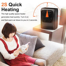 Room Heater 220V Brown Box Heater with Plug for Office & Bedroom Use - dailyneed.life
