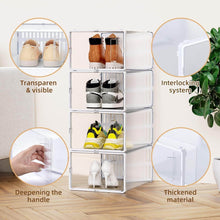 Plastic Stackable Shoe Storage Box (1 Pc) - dailyneed.life