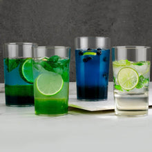 Round Clear Plastic Water Glass Juice Beer Wine Plastic Unbreakable Transparent Glass Set ( 300ml 6pc ) - dailyneed.life