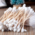 Eco-Friendly Bamboo Cotton Swabs with Wooden Handles (Pack of 20) - dailyneed.life