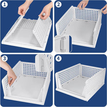 3 Layer Clothes Organizer for Wardrobe Cupboard Organizer for Clothes Foldable and Stackable Closet Organizer Drawer Organizer for Clothes, Multi Purpose Plastic Drawer - dailyneed.life
