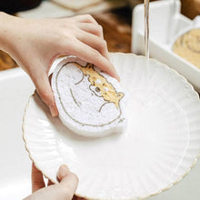 Compressed Wood Pulp Sponge. Creative Cartoon Design Scouring Pad Dishwashing Absorbing Pad. Kitchen Cleaning Tool. - dailyneed.life