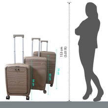 Hard-Shell Trolley Luggage Bag (Set of 3-pice / Mix Color) - dailyneed.life