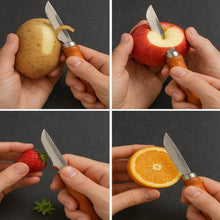 Wooden Handle and Stainless Steel Vegetable Peeler - dailyneed.life