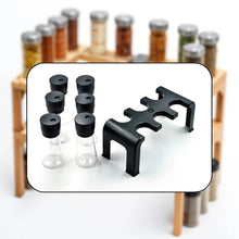 6-Piece Plastic Spice Jar Set with Stand - dailyneed.life