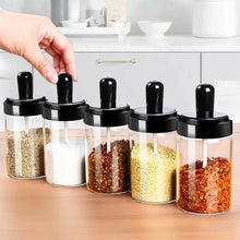 Spice Box Glass Jars Multipurpose Masala Seasoning Box Set (1 Pc) - dailyneed.life