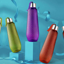 Plastic Fridge Water Bottle Set With Steel Finish Cap (3 Pieces 1 litre) - dailyneed.life