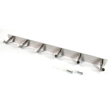 Stainless Steel Wall Mounted Coat 6 Hook Rack (32x3 / 1Pc) - dailyneed.life