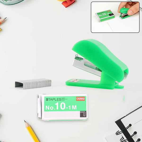 Mini Stapler with 1 Strip of Staples (1 Set) - dailyneed.life